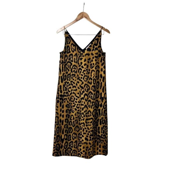 Adam Lippes Collective Leopard Print Cami Dress 2 1482 - Picture 2 of 7